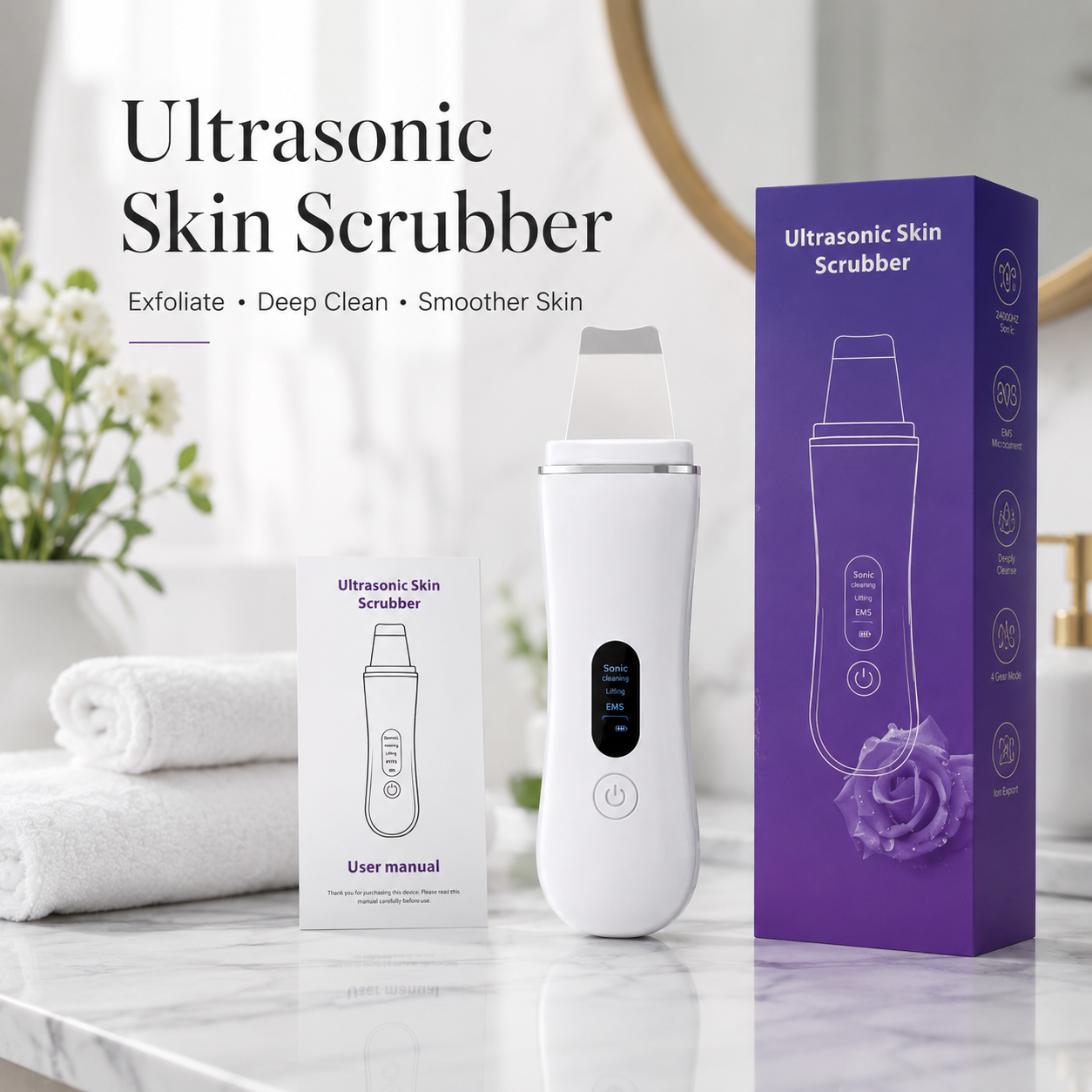 Ultrasonic Skin Blackhead Cleaner